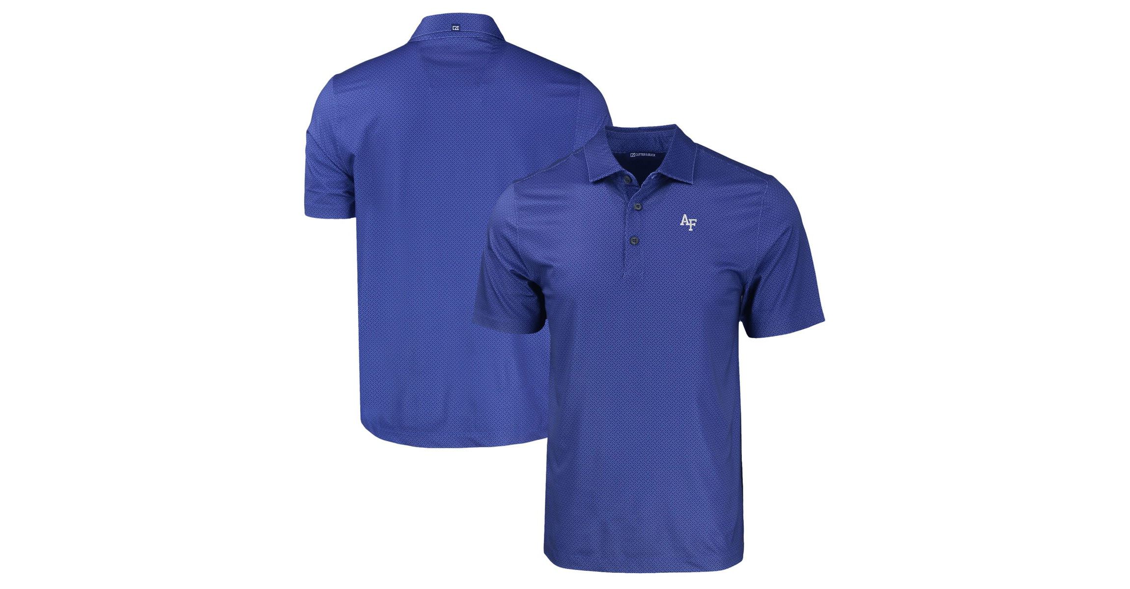 NCAA Air Force Falcons Pike Eco Tonal Geo Print Stretch Recycled Polo