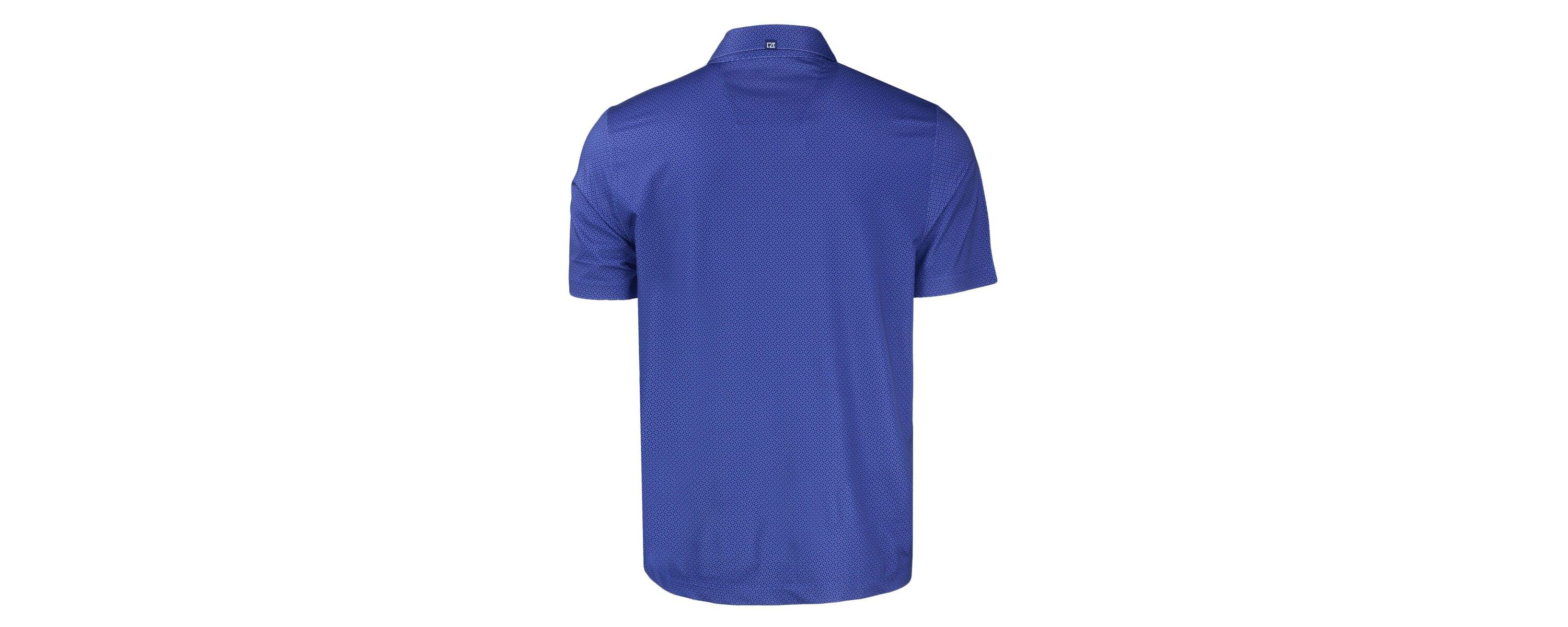 NCAA Air Force Falcons Pike Eco Tonal Geo Print Stretch Recycled Polo