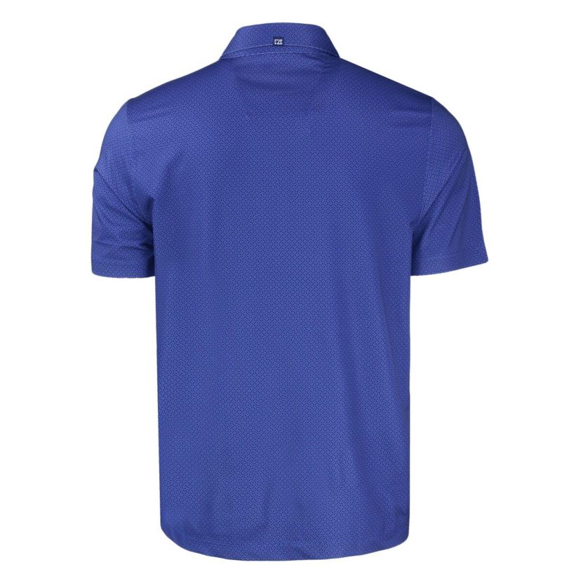 NCAA Air Force Falcons Pike Eco Tonal Geo Print Stretch Recycled Polo
