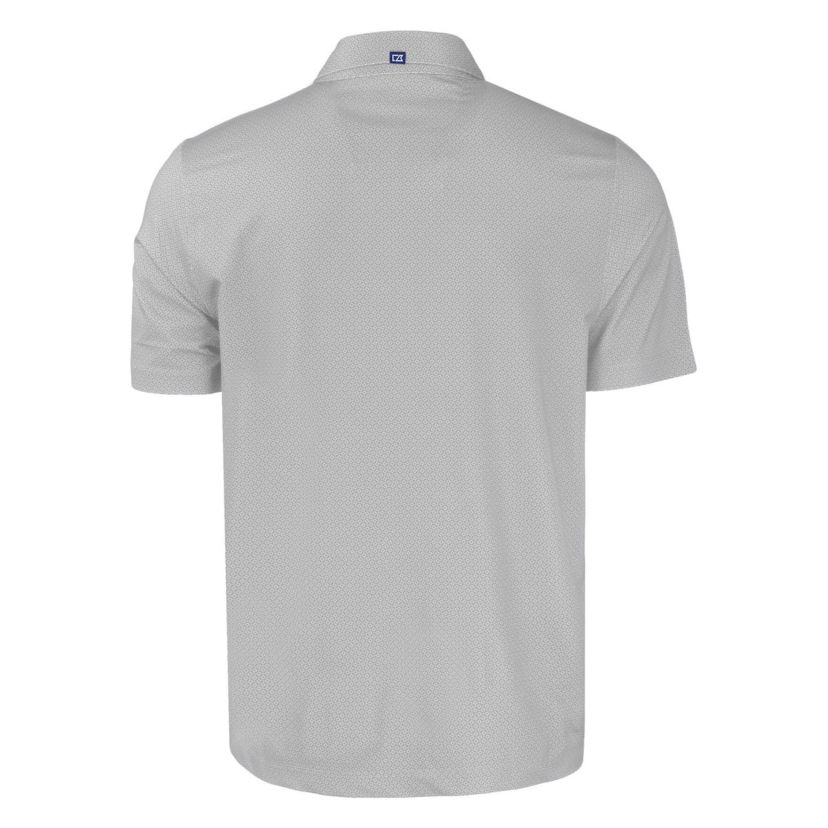 Navy Midshipmen NCAA Midshipmen Pike Eco Tonal Geo Print Stretch Recycled Polo