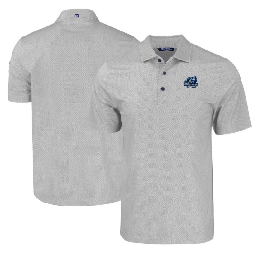 NCAA Old Dominion Monarchs Pike Eco Tonal Geo Print Stretch Recycled Polo