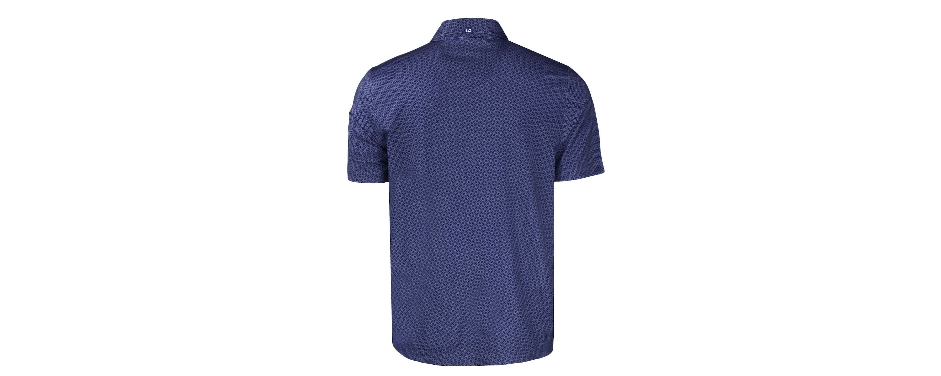Butler University Bulldogs NCAA Butler Bulldogs Pike Eco Tonal Geo Print Stretch Recycled Polo