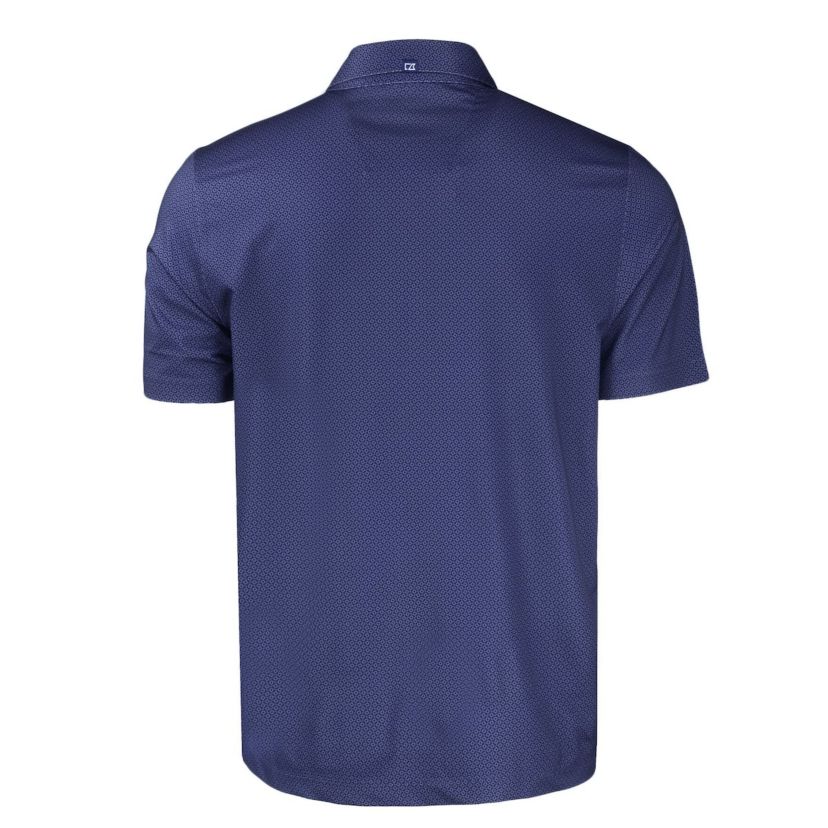 Butler University Bulldogs NCAA Butler Bulldogs Pike Eco Tonal Geo Print Stretch Recycled Polo