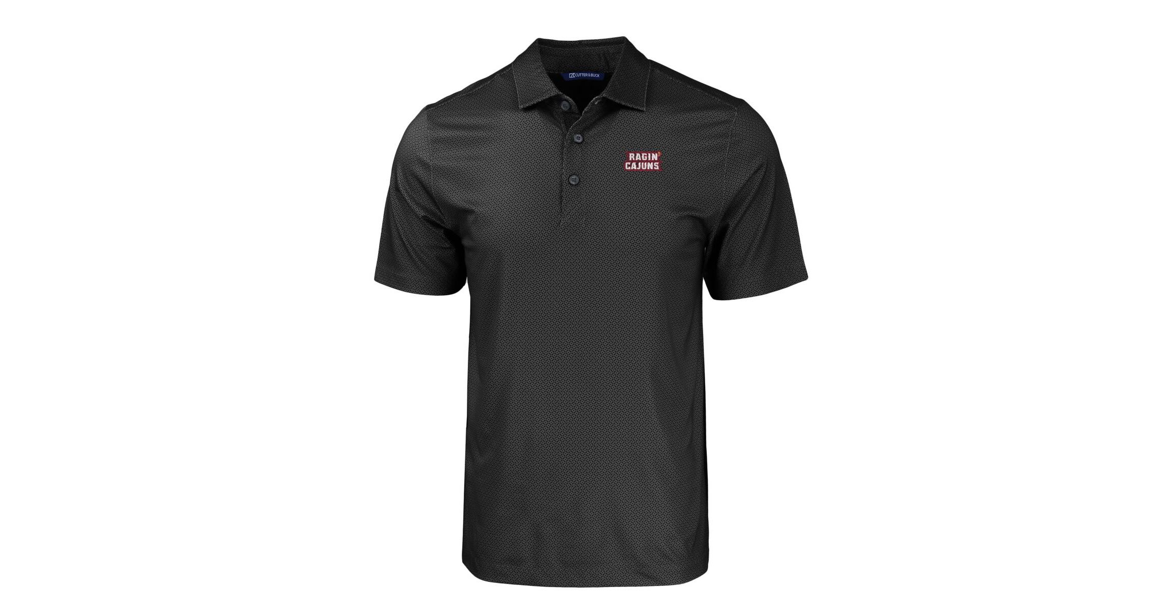 NCAA Louisiana Ragin Cajuns Pike Eco Tonal Geo Print Stretch Recycled Polo