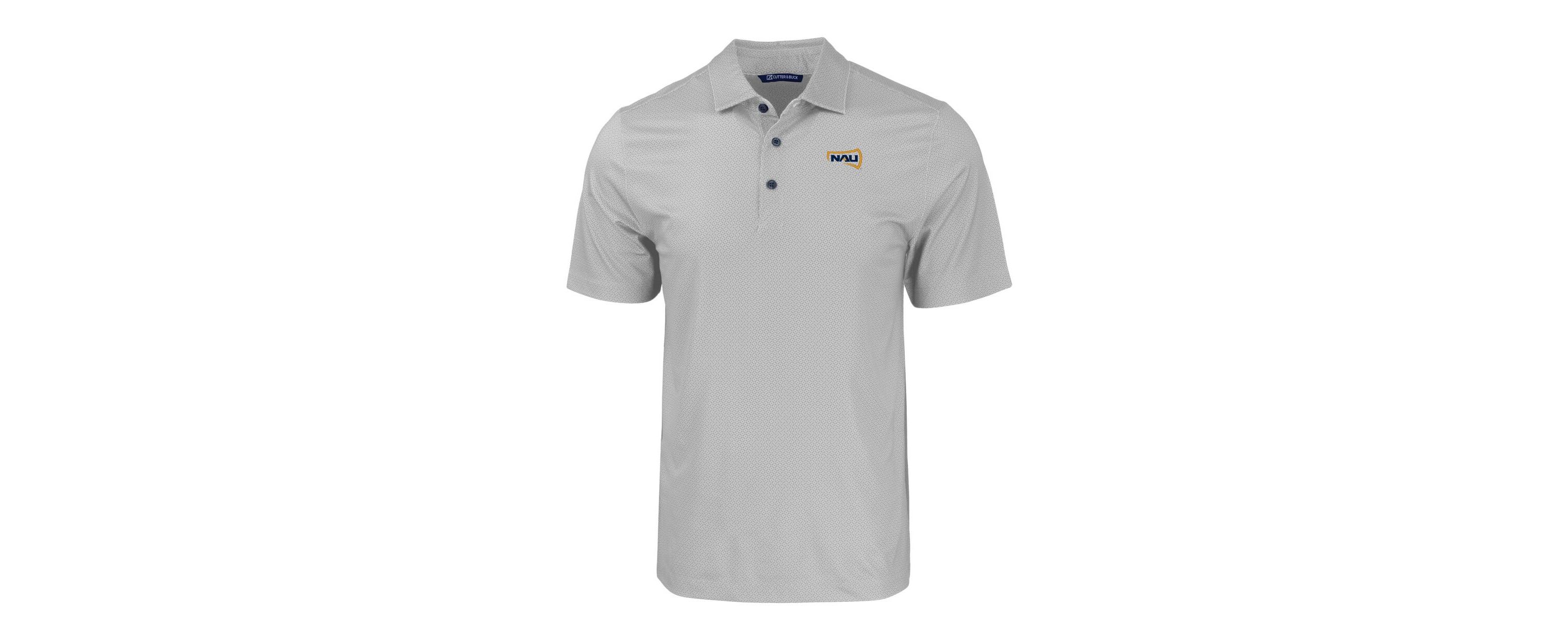 NCAA Northern Arizona Lumberjacks Pike Eco Tonal Geo Print Stretch Recycled Polo