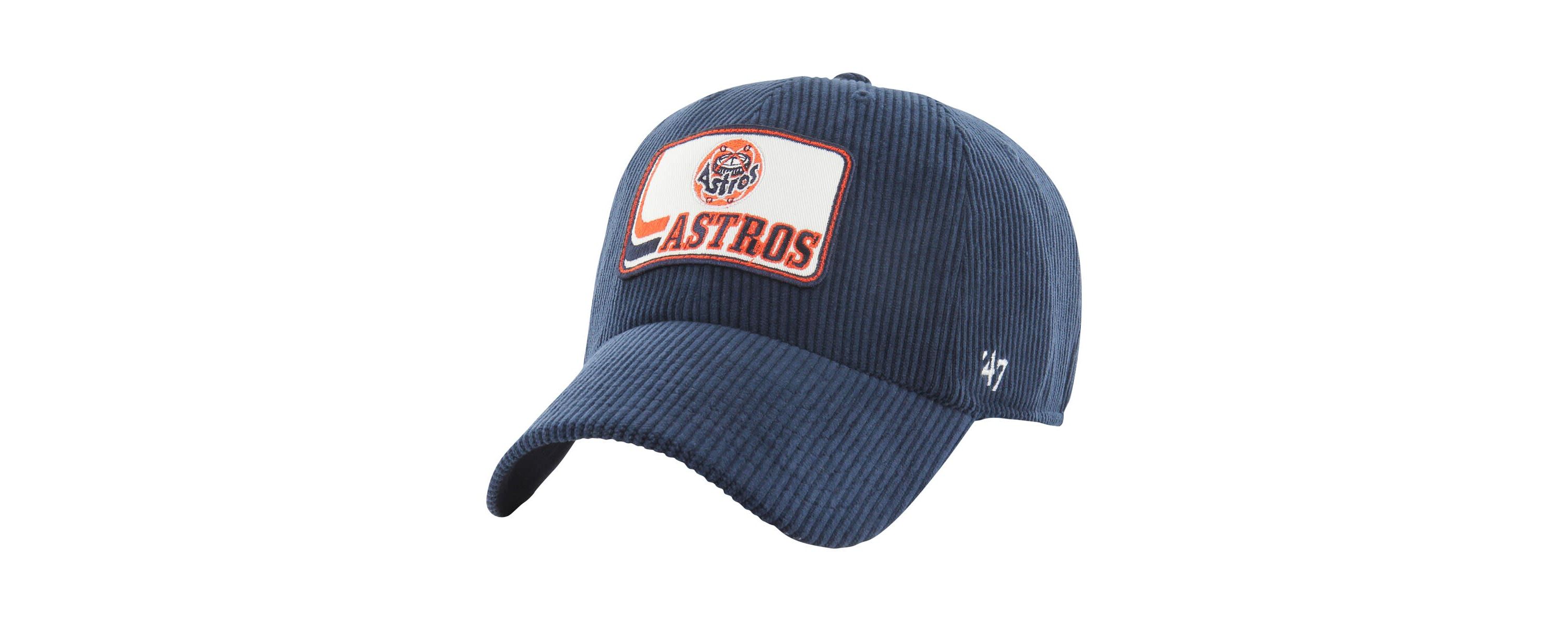 MLB Houston Astros Wax Pack Collection Corduroy Clean Up Adjustable Hat