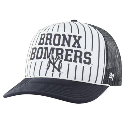 '47 Men's MLB New York Yankees Retro Region Foam Trucker Adjustable Hat, Navy Blue