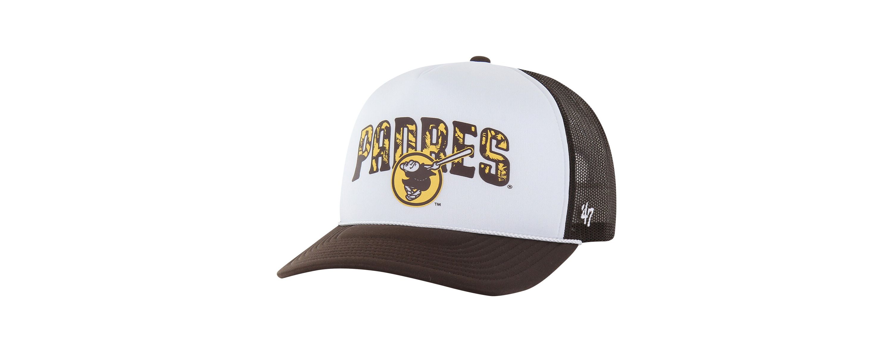 MLB San Diego Padres Retro Region Foam Trucker Adjustable Hat