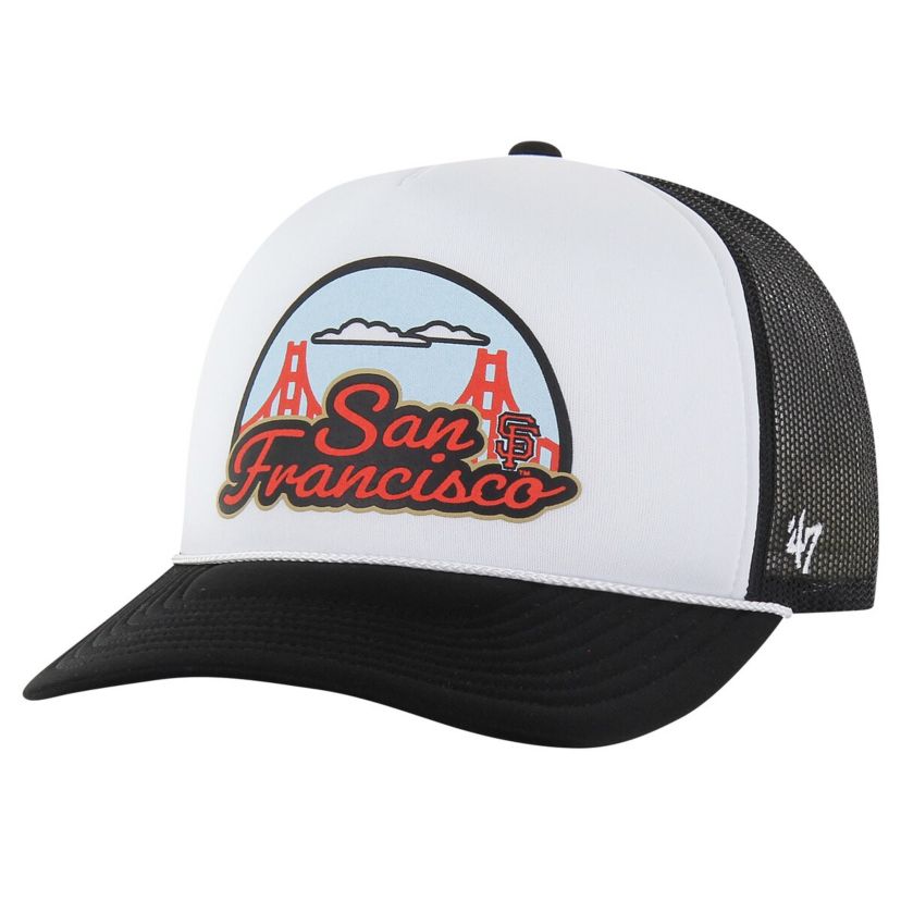 MLB San Francisco Giants Retro Region Foam Trucker Adjustable Hat