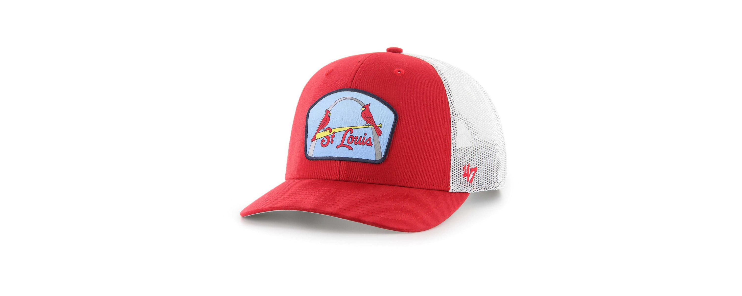 MLB St. Louis Cardinals Retro Region Patch Trucker Adjustable Hat