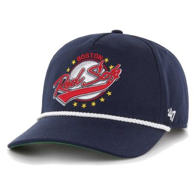 '47 Men's Boston Red Sox MLB Boston Sox Wax Pack Collection Premier Hitch Adjustable Hat, Navy Blue