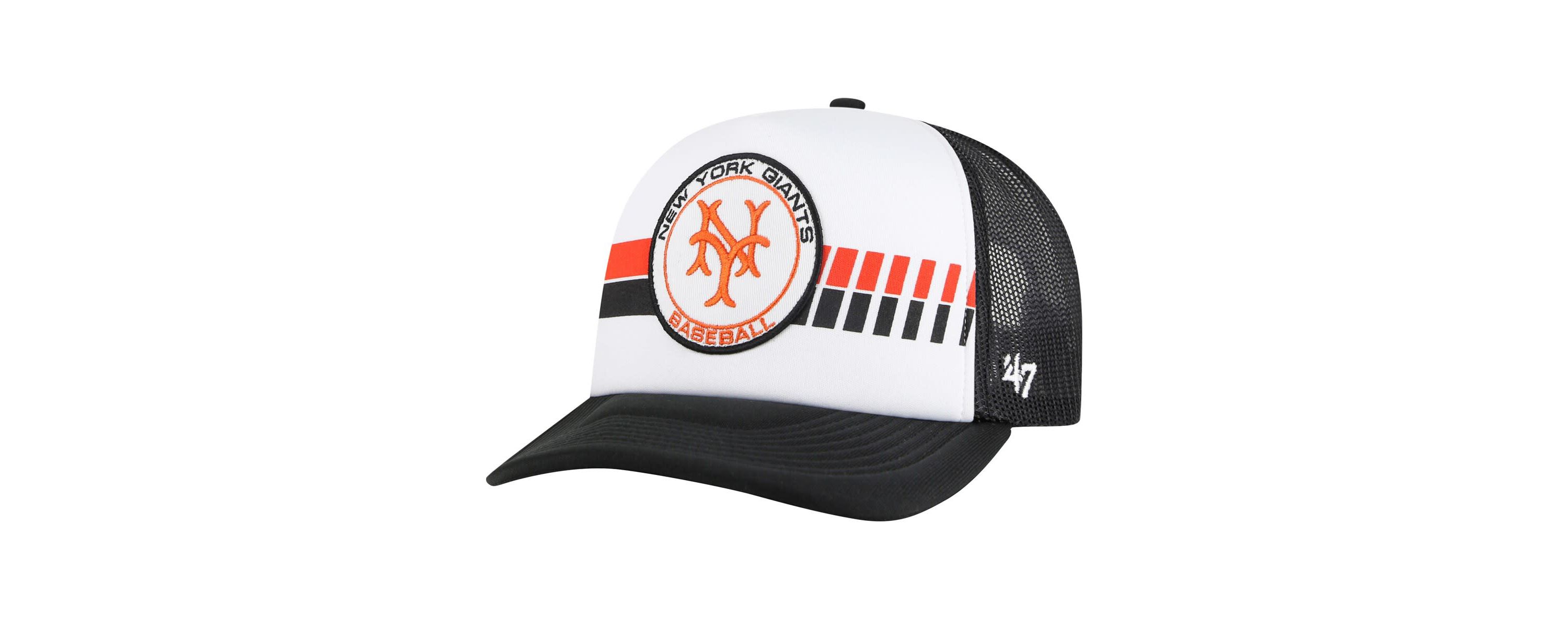 MLB White/Black San Francisco Giants Cooperstown Collection Wax Pack Express Trucker Adjustable Hat