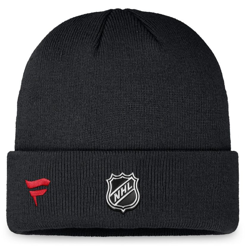NHL Fanatics Chicago Blackhawks Authentic Pro Training Camp Cuffed Knit Hat