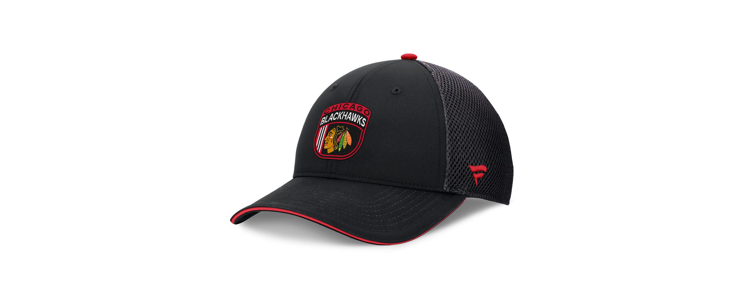 NHL Fanatics Chicago Blackhawks 2024 NHL Draft On Stage Trucker Adjustable Hat