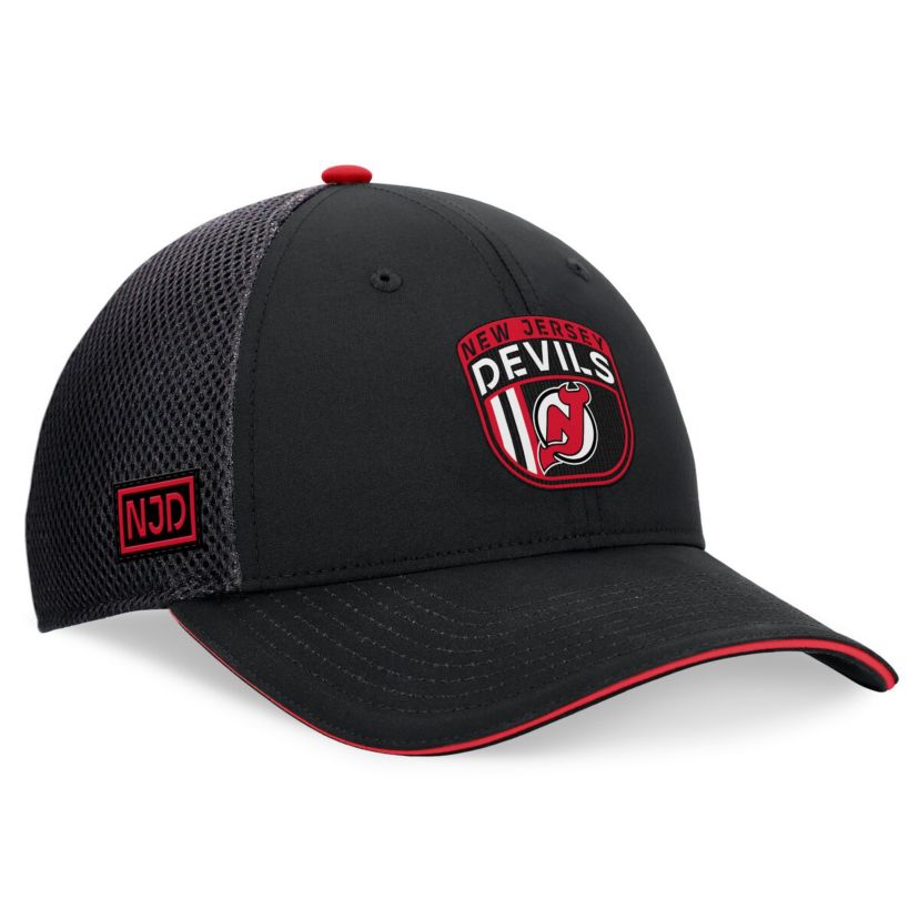 NHL Fanatics New Jersey Devils 2024 NHL Draft On Stage Trucker Adjustable Hat