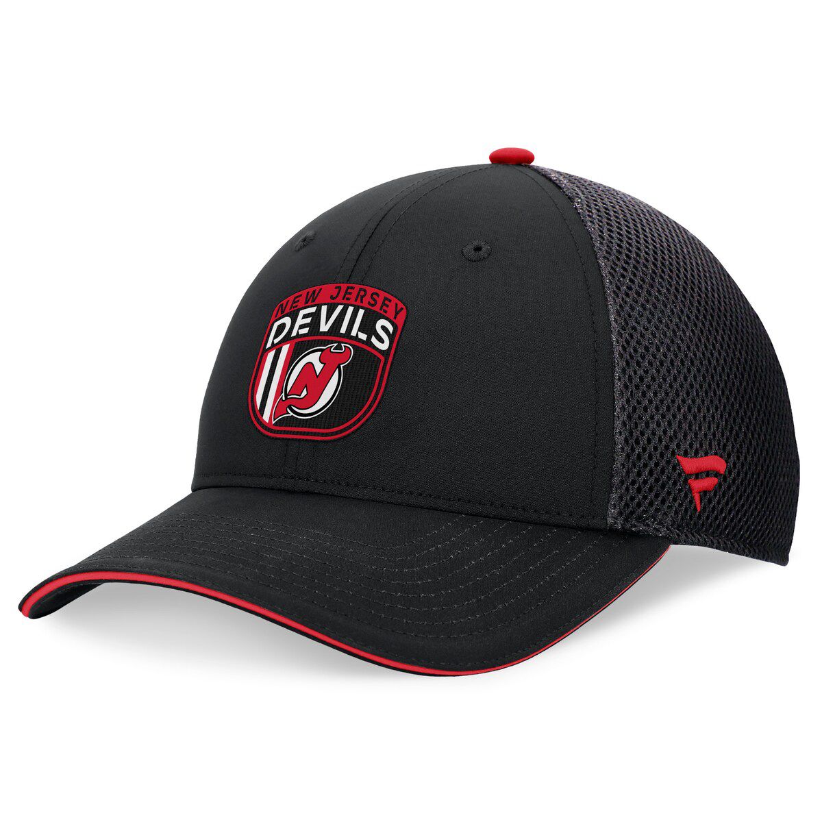 NHL Fanatics New Jersey Devils 2024 NHL Draft On Stage Trucker Adjustable Hat