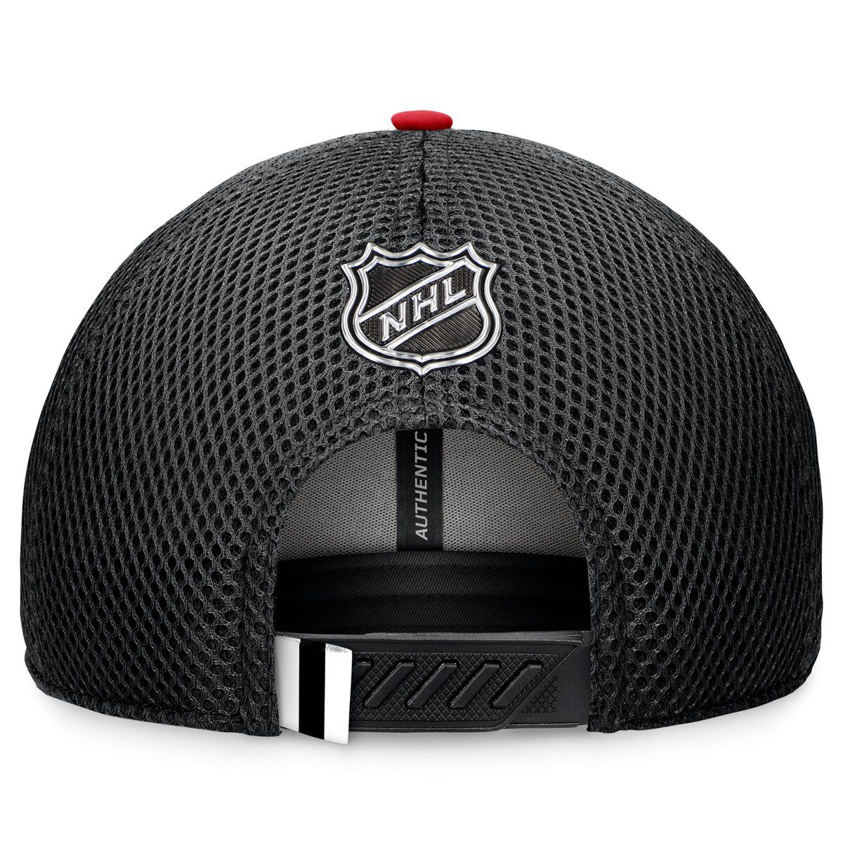 NHL Fanatics New Jersey Devils 2024 NHL Draft On Stage Trucker Adjustable Hat
