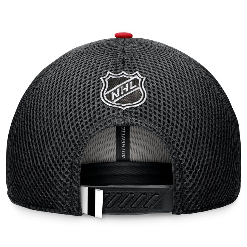 NHL Fanatics New Jersey Devils 2024 NHL Draft On Stage Trucker Adjustable Hat