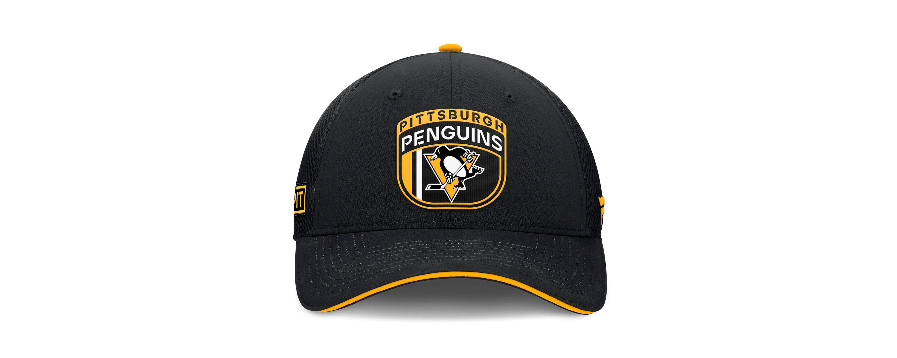 NHL Fanatics Pittsburgh Penguins 2024 NHL Draft On Stage Trucker Adjustable Hat