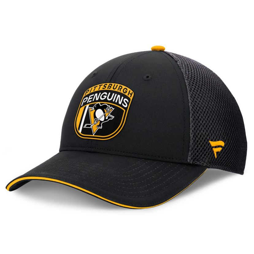 NHL Fanatics Pittsburgh Penguins 2024 NHL Draft On Stage Trucker Adjustable Hat