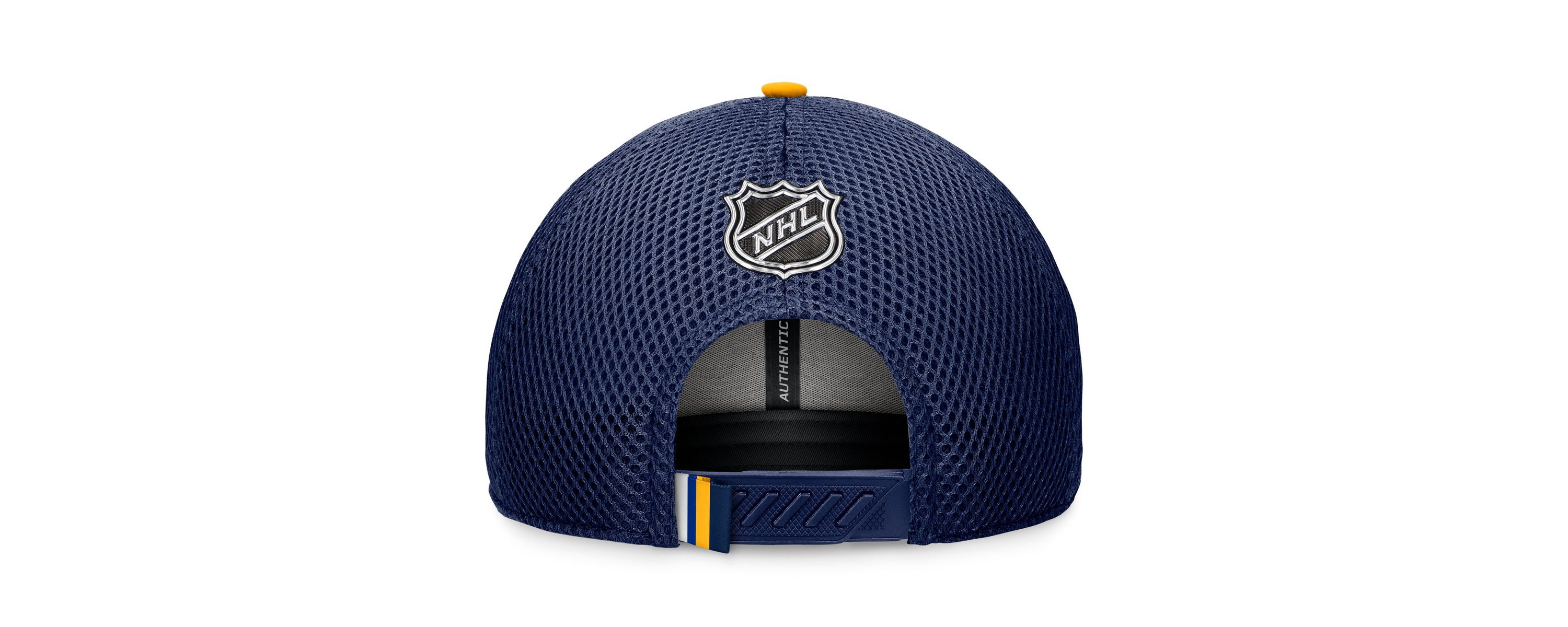 NHL Fanatics St. Louis Blues 2024 NHL Draft On Stage Trucker Adjustable Hat