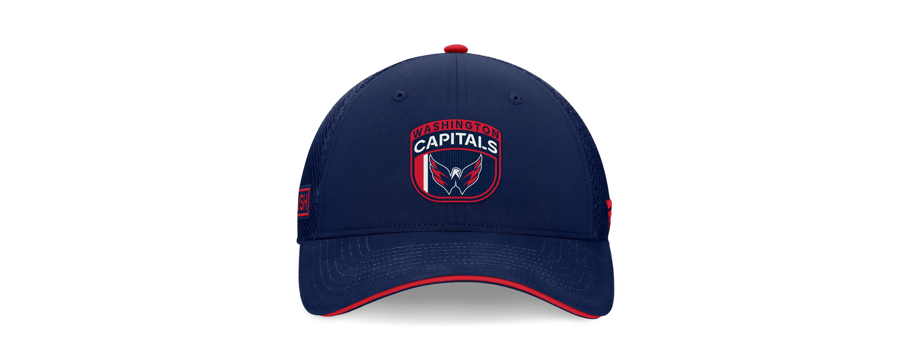 NHL Fanatics Washington Capitals 2024 NHL Draft On Stage Trucker Adjustable Hat