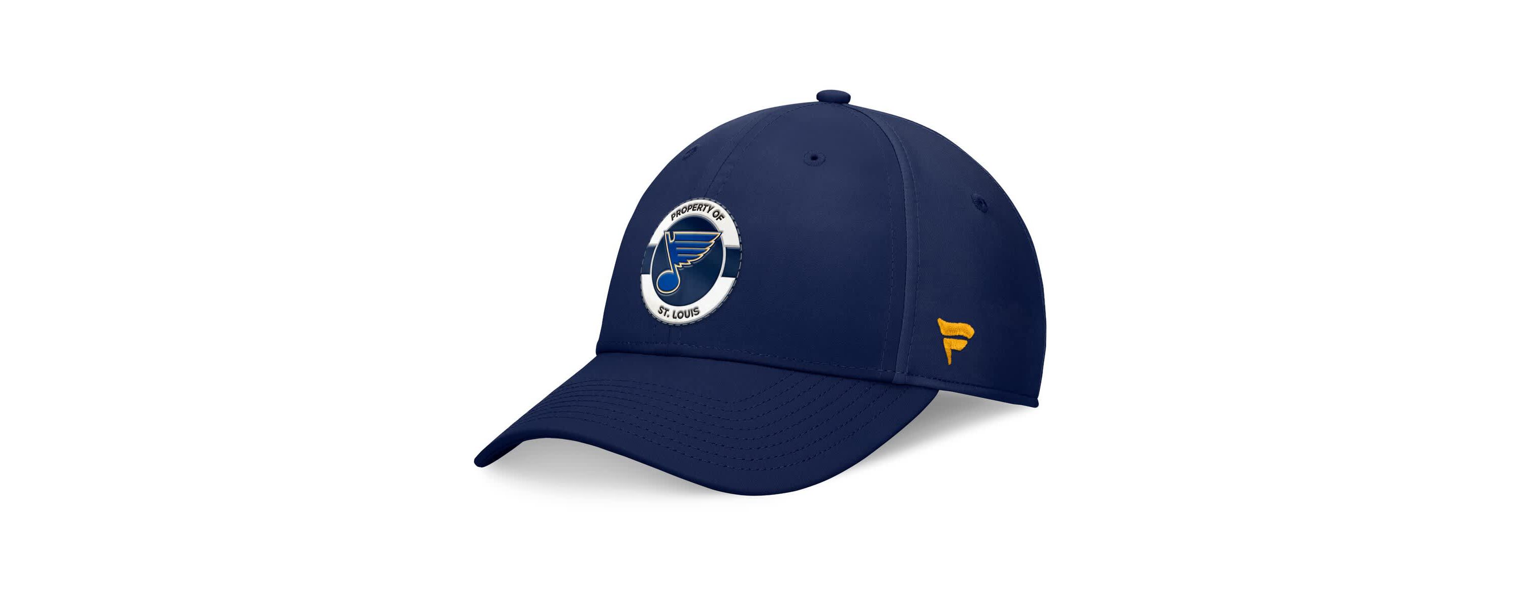 NHL Fanatics St. Louis Blues Authentic Pro Training Camp Flex Hat