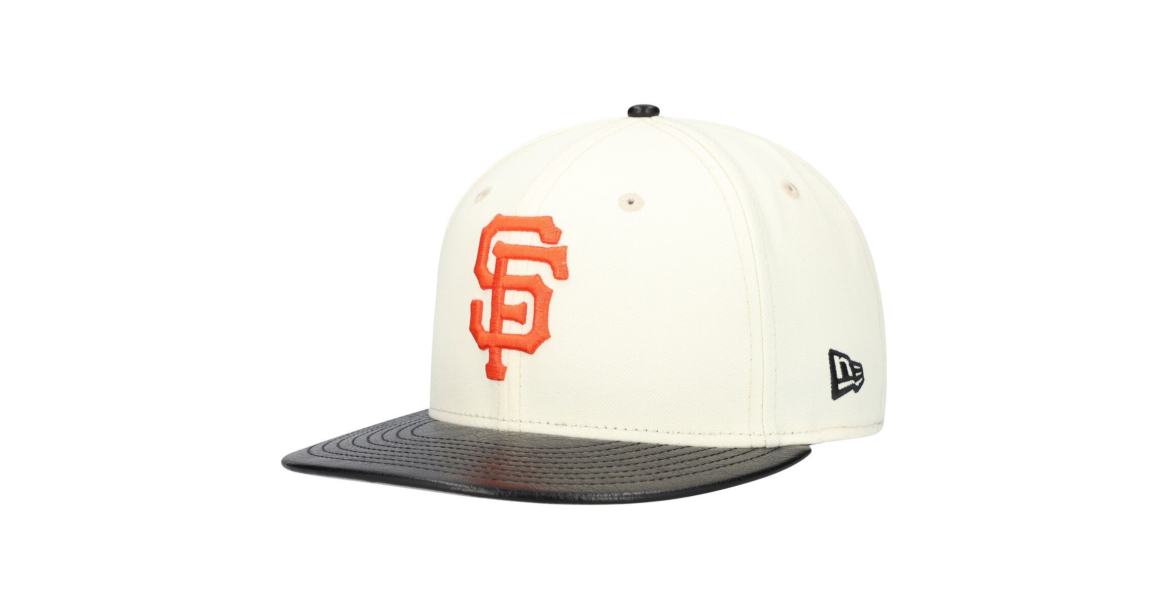MLB San Francisco Giants Game Night Leather Visor 59FIFTY Fitted Hat
