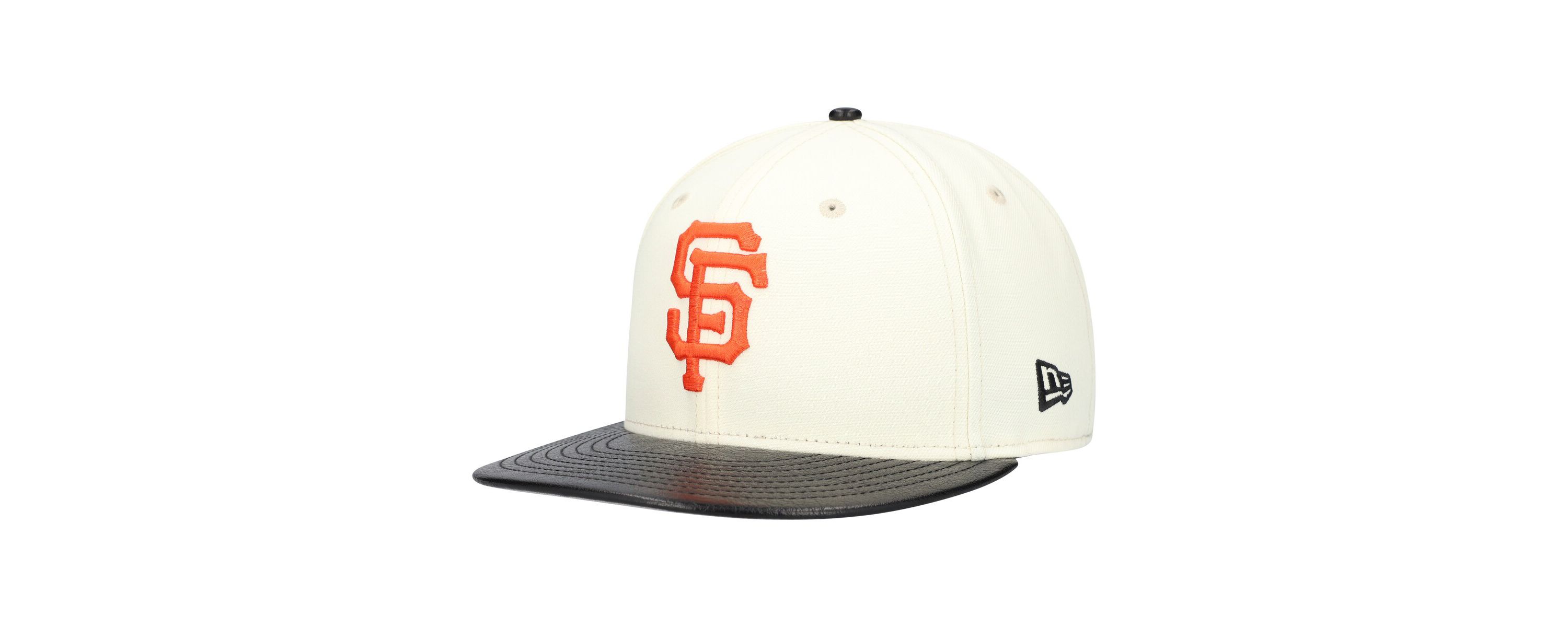 MLB San Francisco Giants Game Night Leather Visor 59FIFTY Fitted Hat