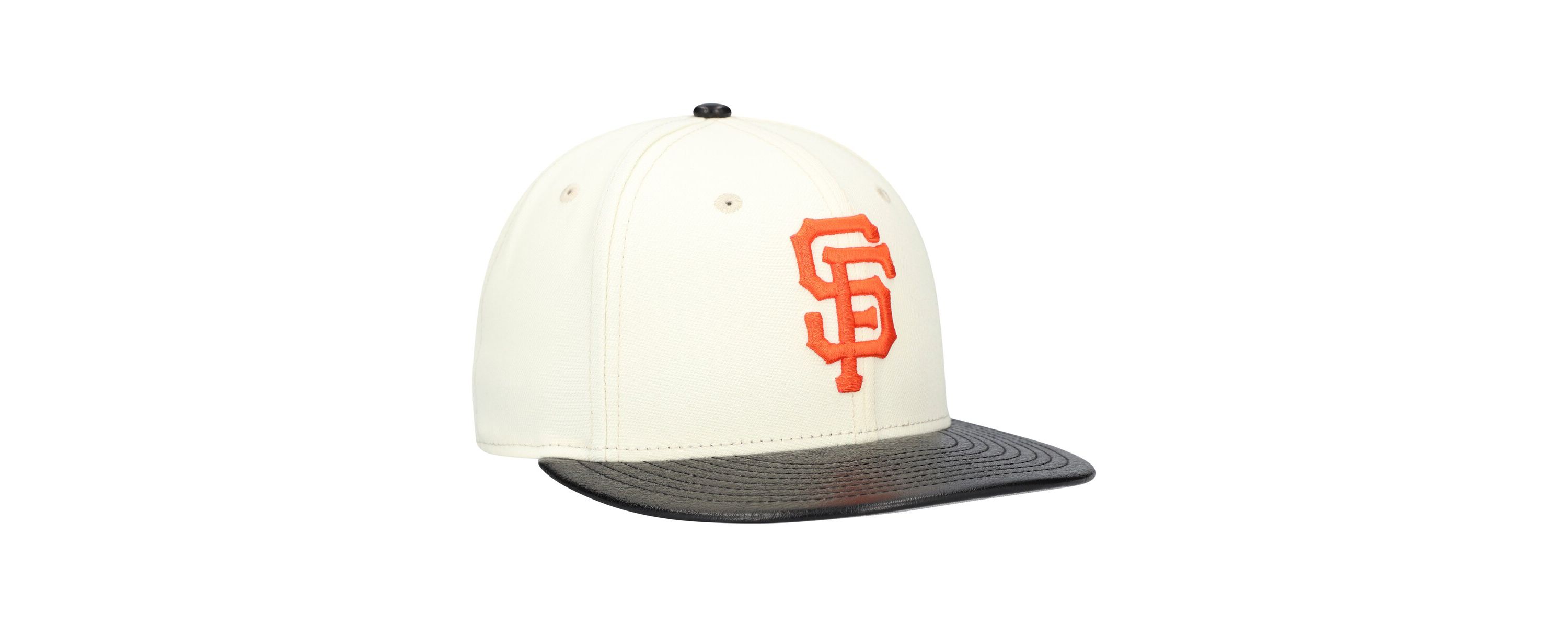 MLB San Francisco Giants Game Night Leather Visor 59FIFTY Fitted Hat
