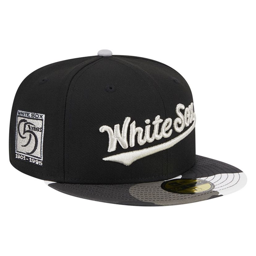 Chicago White Sox MLB Chicago Sox Metallic 59FIFTY Fitted Hat