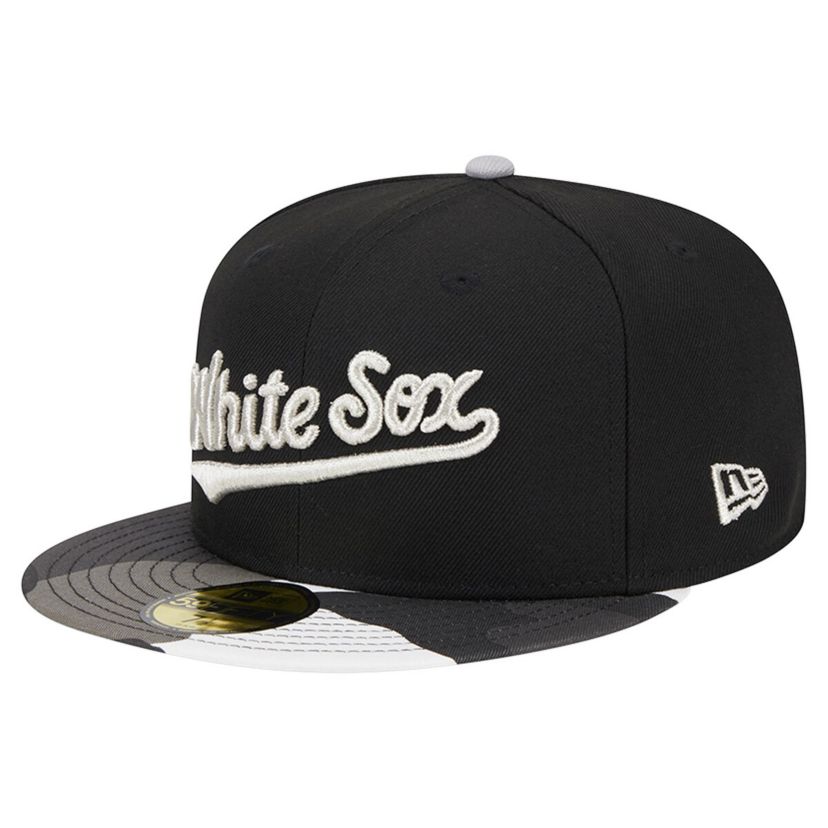 Chicago White Sox MLB Chicago Sox Metallic 59FIFTY Fitted Hat