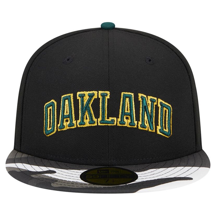 Cooperstown Teams Oakland Athletics Metallic 59FIFTY Fitted Hat
