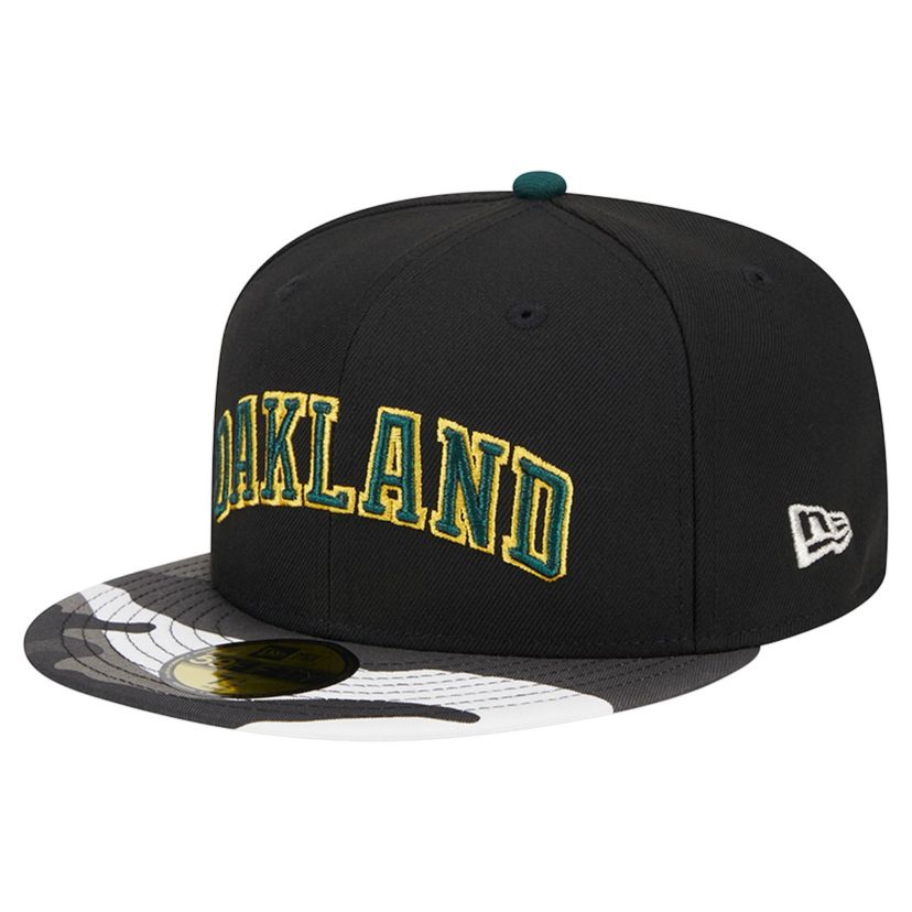 Cooperstown Teams Oakland Athletics Metallic 59FIFTY Fitted Hat