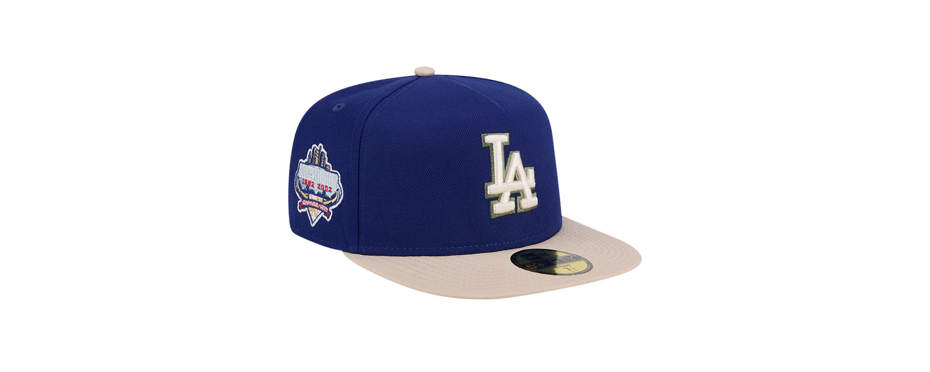 MLB Los Angeles Dodgers Canvas A-Frame 59FIFTY Fitted Hat