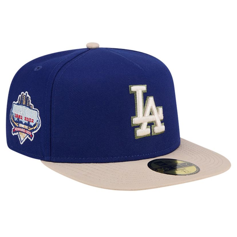 MLB Los Angeles Dodgers Canvas A-Frame 59FIFTY Fitted Hat