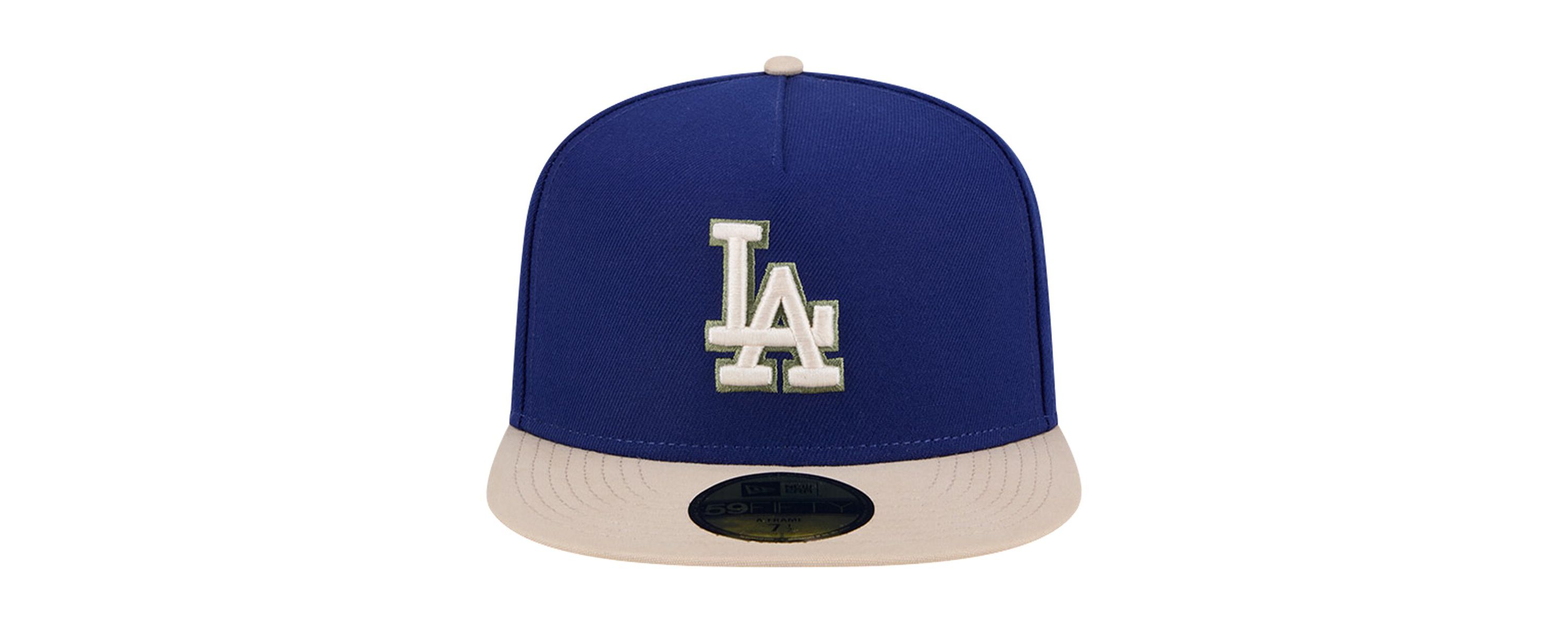 MLB Los Angeles Dodgers Canvas A-Frame 59FIFTY Fitted Hat