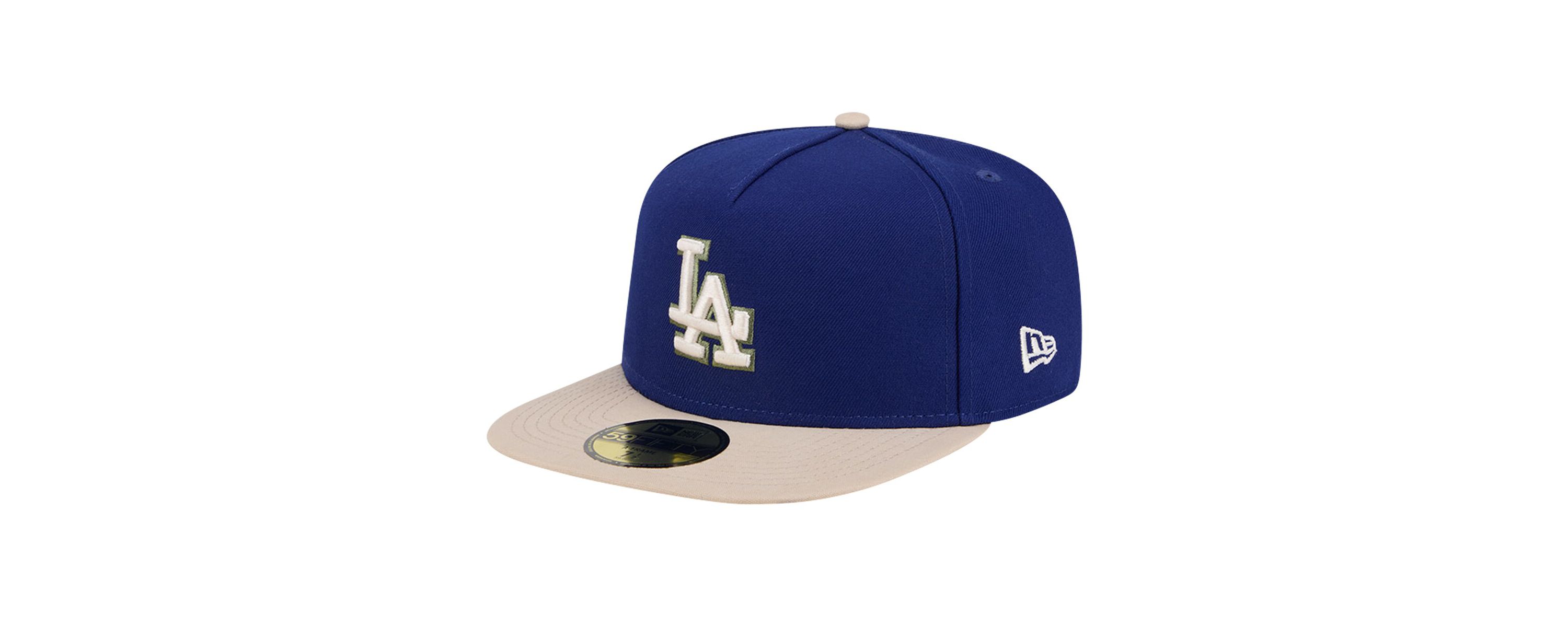 MLB Los Angeles Dodgers Canvas A-Frame 59FIFTY Fitted Hat