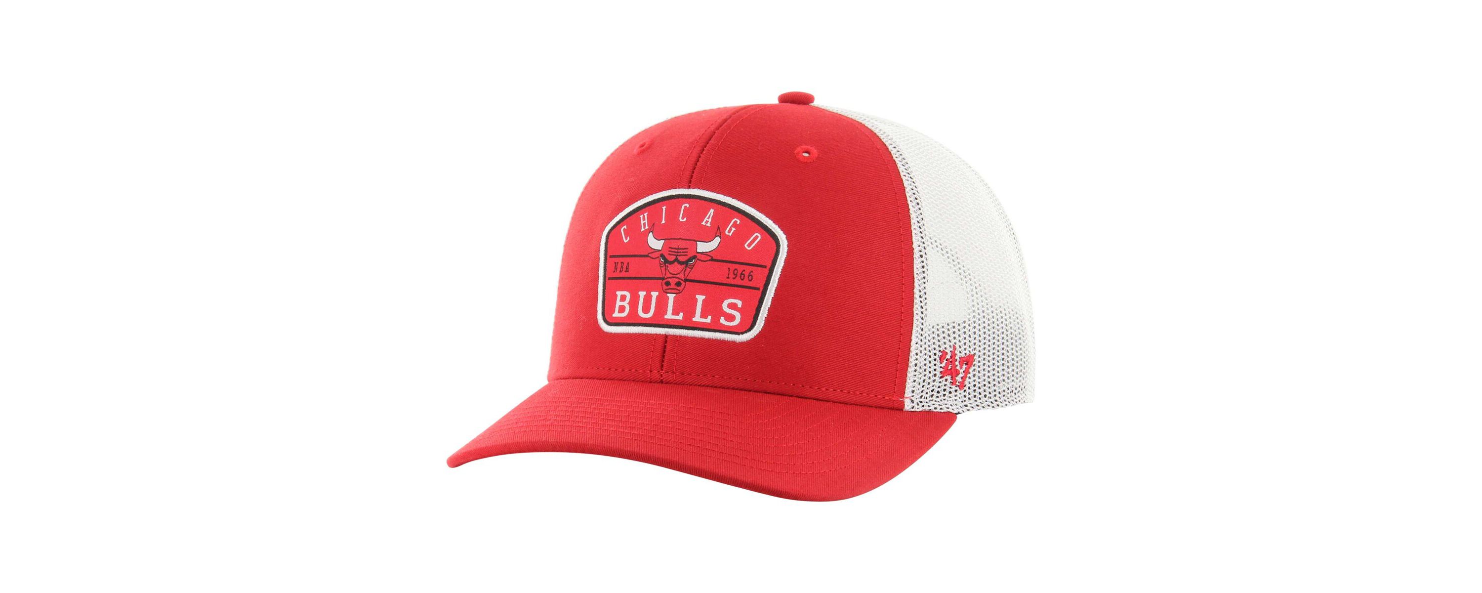 NBA Chicago Bulls Semi Patch Trucker Adjustable Hat