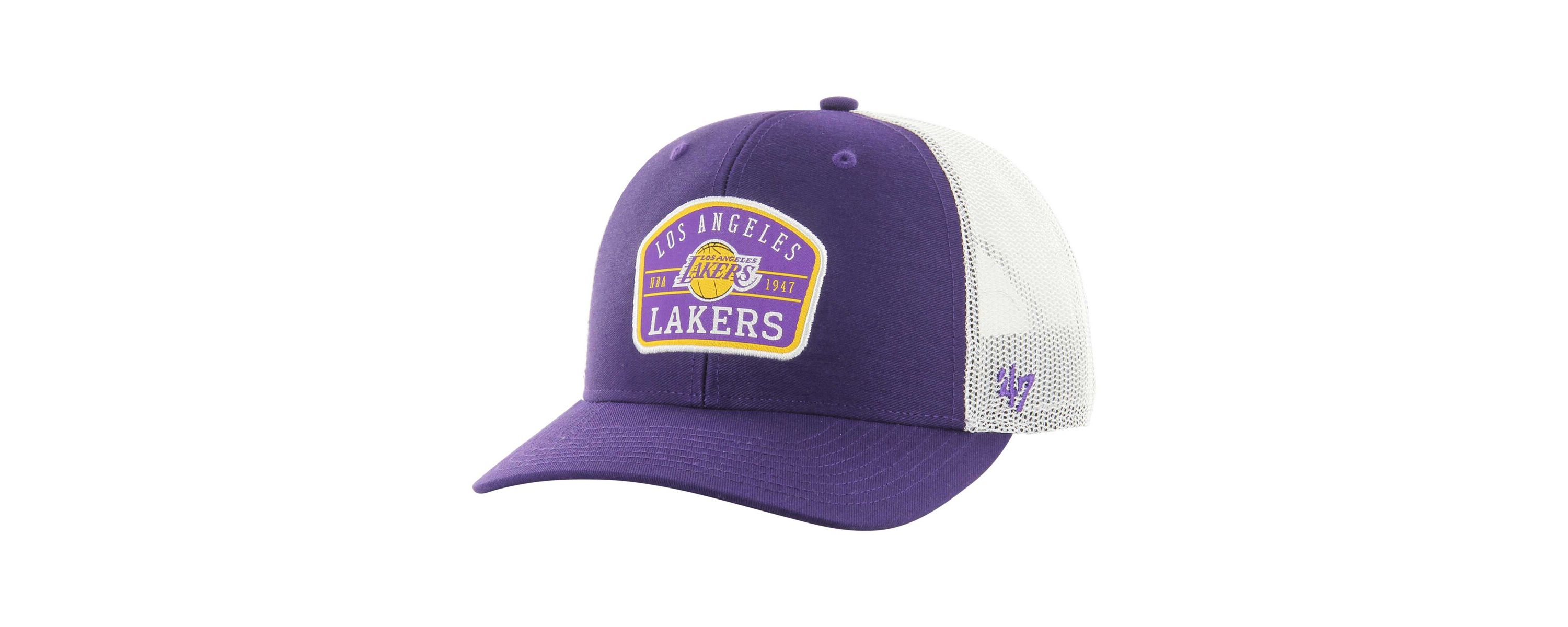 NBA Los Angeles Lakers Semi Patch Trucker Adjustable Hat