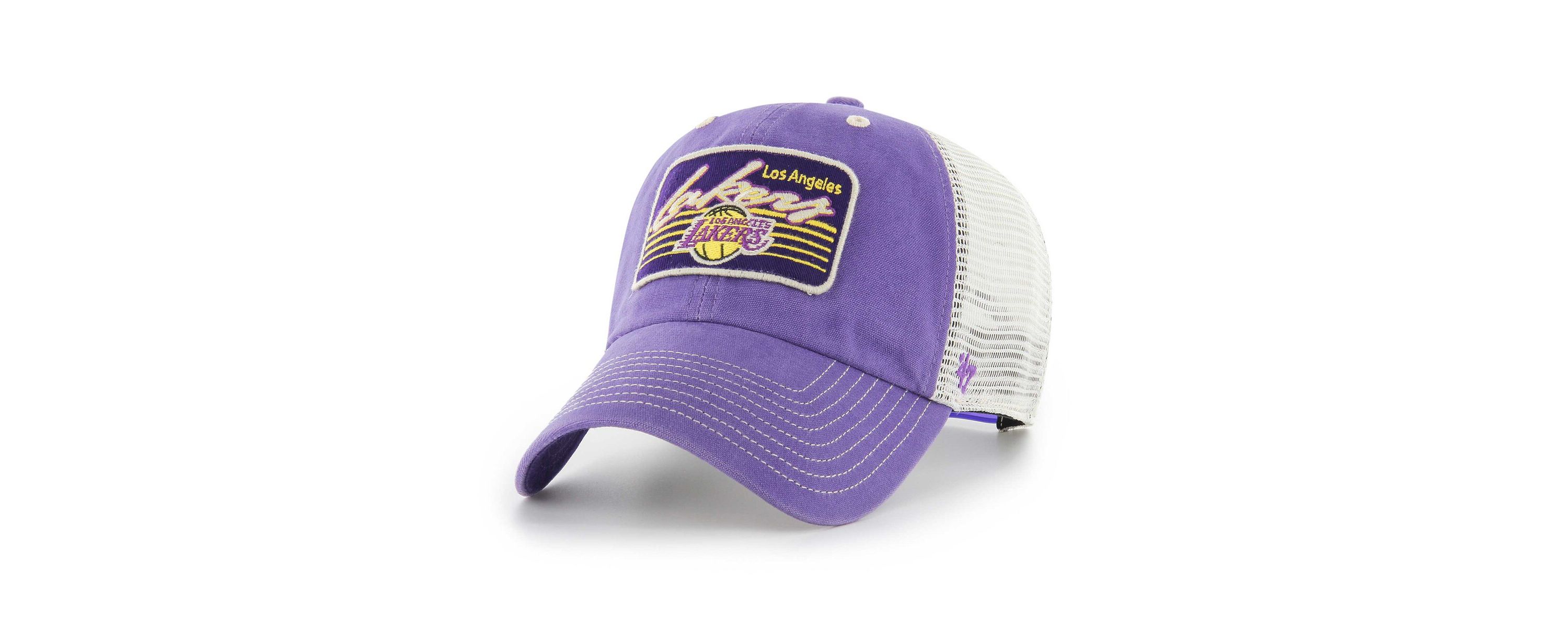 NBA Los Angeles Lakers Five Point Patch Clean Up Adjustable Hat