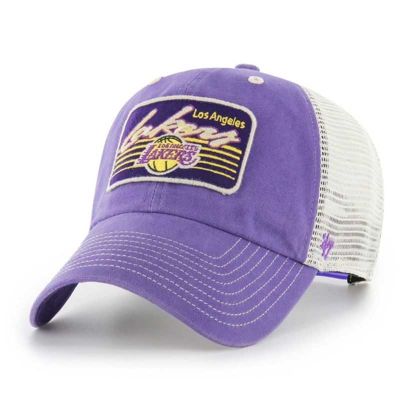 NBA Los Angeles Lakers Five Point Patch Clean Up Adjustable Hat
