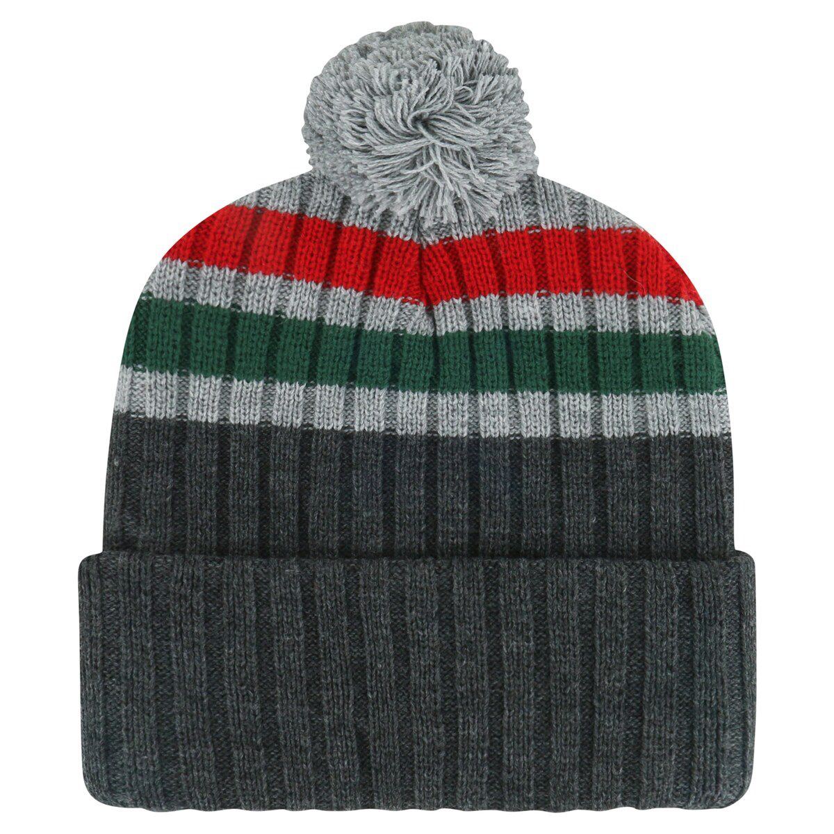 NHL Minnesota Wild Stack Patch Cuffed Knit Hat with Pom