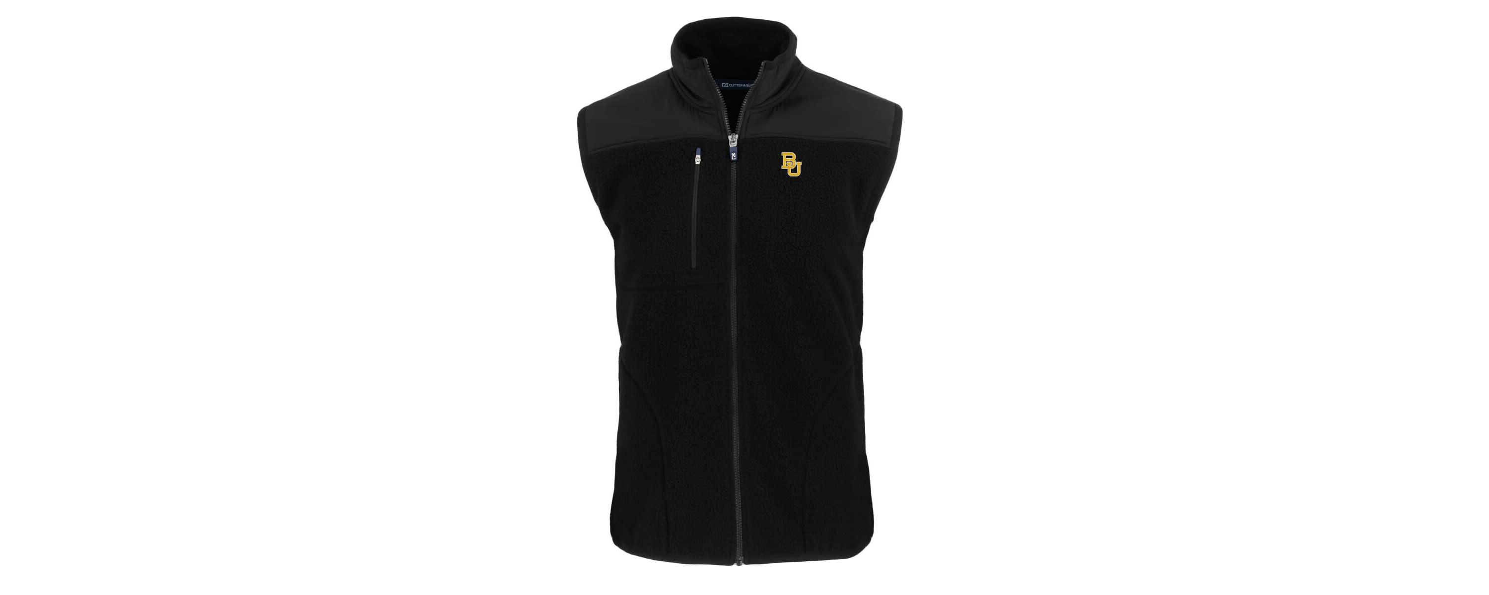 NCAA Baylor Bears Big & Tall Cascade Eco Sherpa Fleece Full-Zip Vest