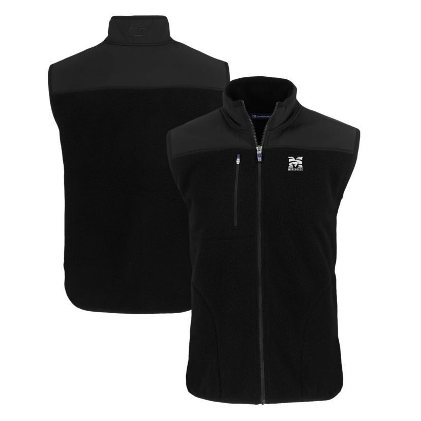 Morehouse Maroon Tigers NCAA Morehouse Tigers Big & Tall Cascade Eco Sherpa Fleece Full-Zip Vest