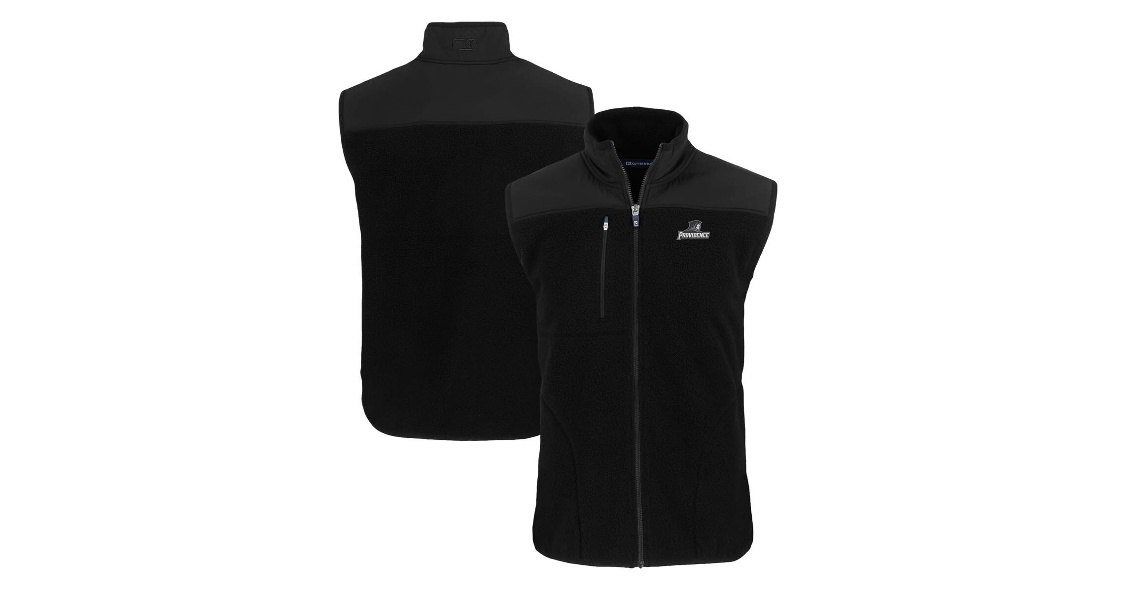 NCAA Providence Friars Big & Tall Cascade Eco Sherpa Fleece Full-Zip Vest