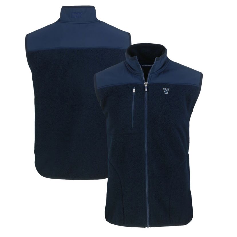NCAA Villanova Wildcats Big & Tall Cascade Eco Sherpa Fleece Full-Zip Vest