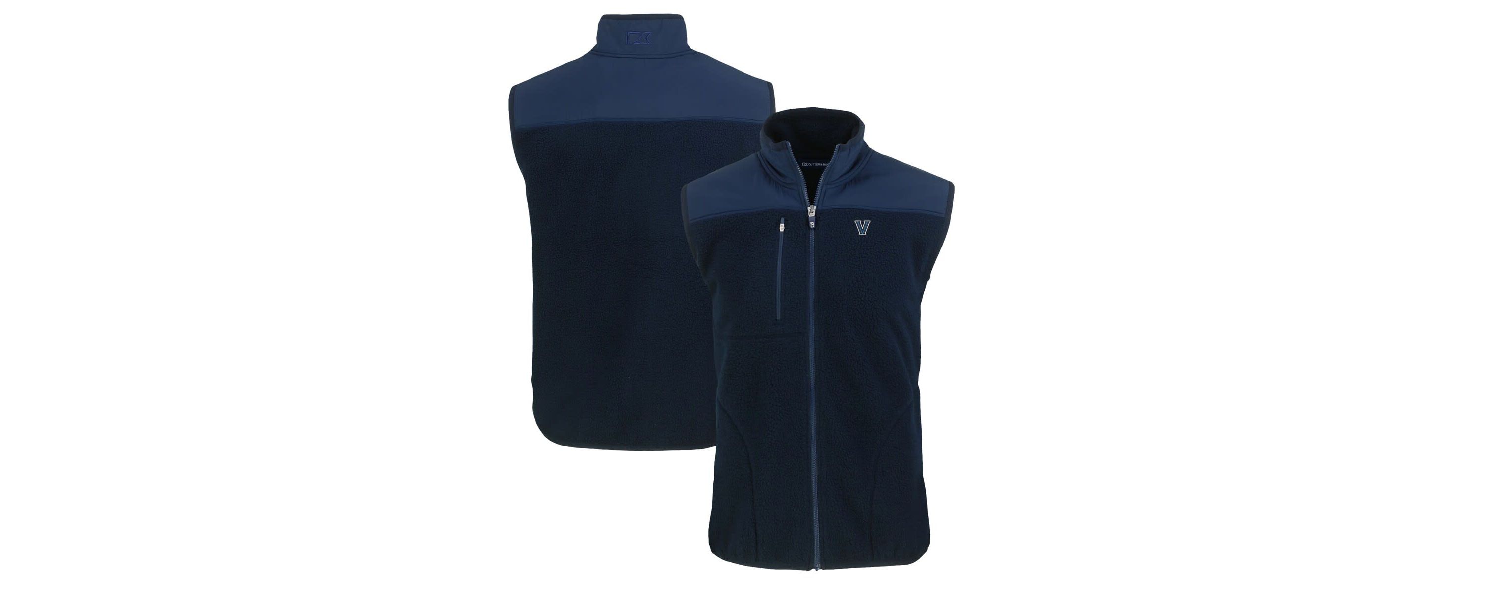 NCAA Villanova Wildcats Big & Tall Cascade Eco Sherpa Fleece Full-Zip Vest
