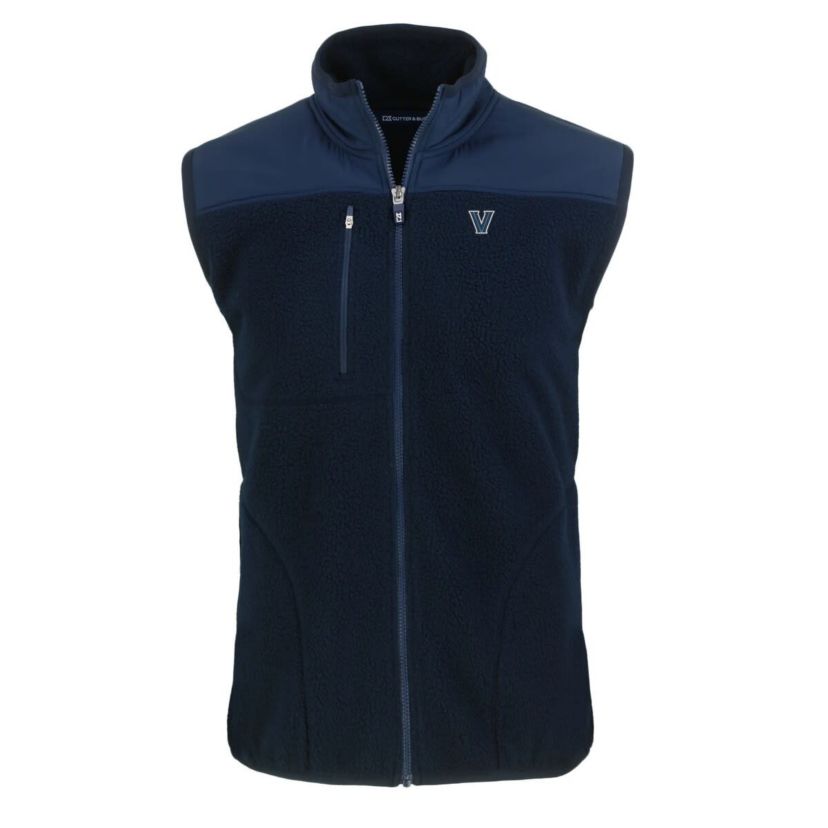 NCAA Villanova Wildcats Big & Tall Cascade Eco Sherpa Fleece Full-Zip Vest