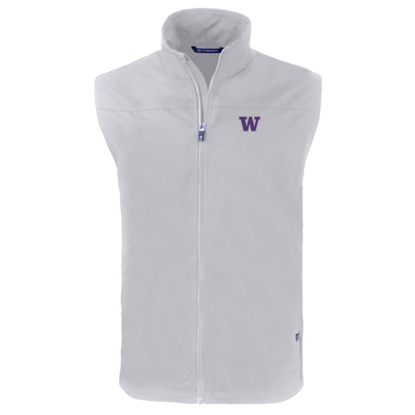 NCAA Washington Huskies Big & Tall Charter Eco Full-Zip Vest